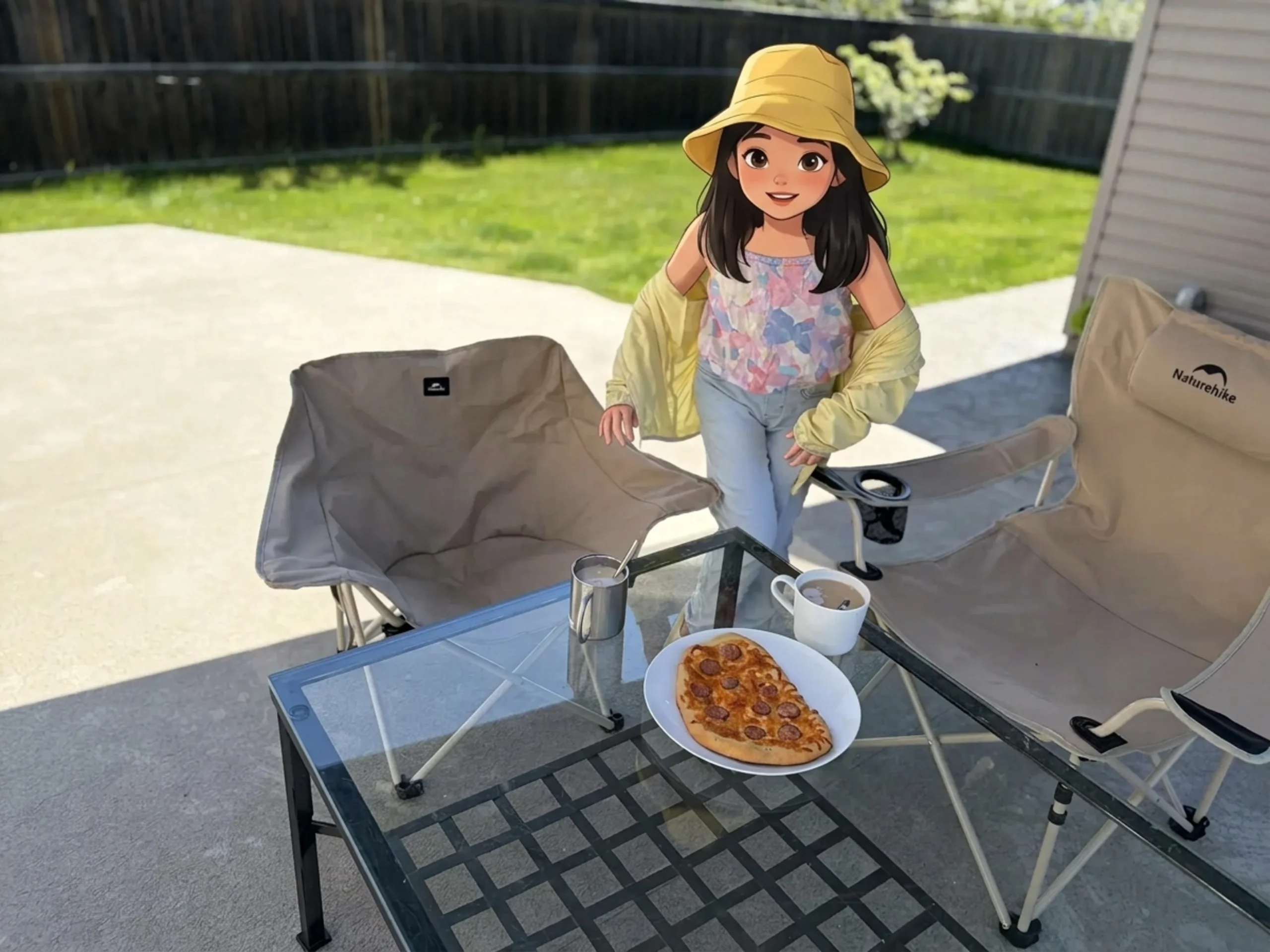 From Bread Dough to Backyard Pizza: A Summer Afternoon with My Daughter