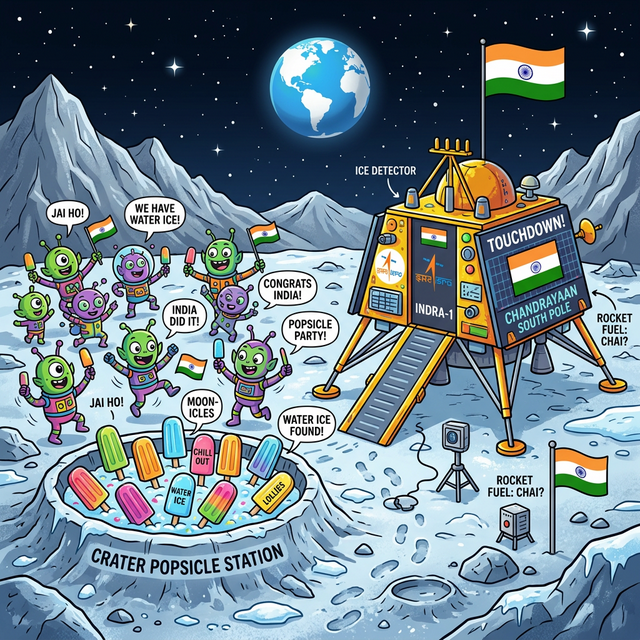 India's Chandrayaan-3 Moon Landing: Space Exploration on a Hollywood Movie Budget