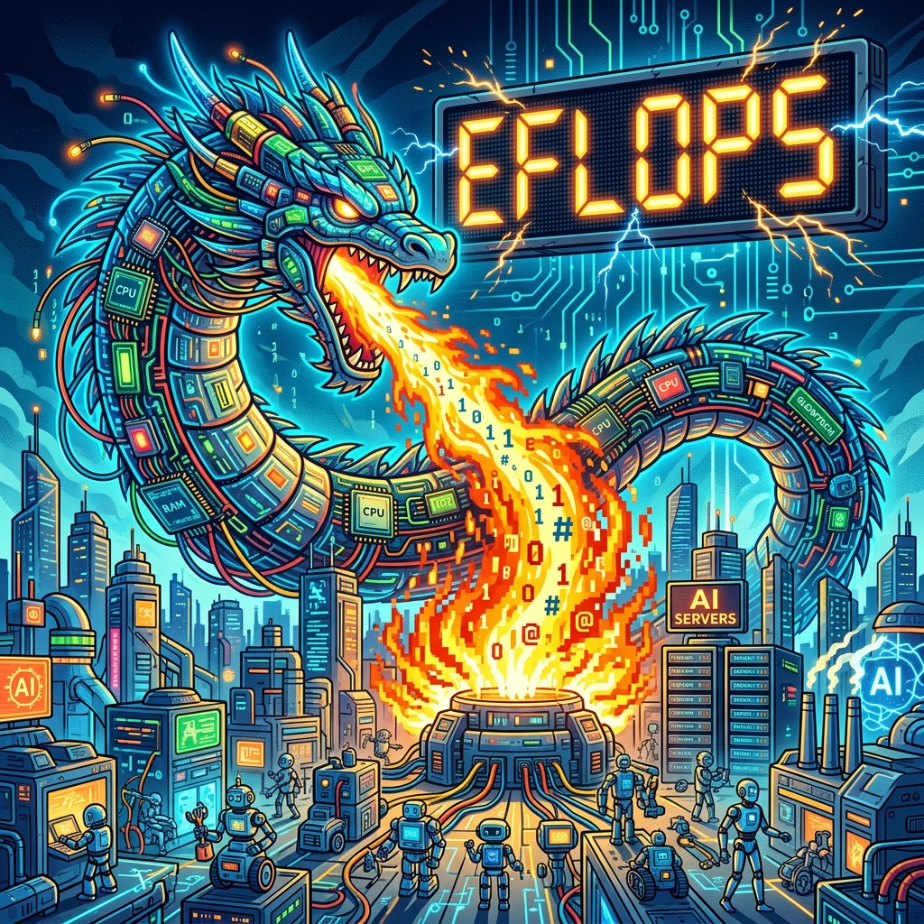 China Hits 300 EFLOPS: The "Hard Support" Behind the AI Explosion