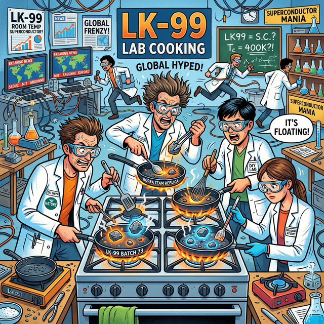 LK-99 "Room-Temp Superconductor" Drama: Global Physicists Turn into Alchemists